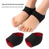 Fersenschutzsocken: Innen-Fußgelenk- und Fersenstütze mit offenem Design