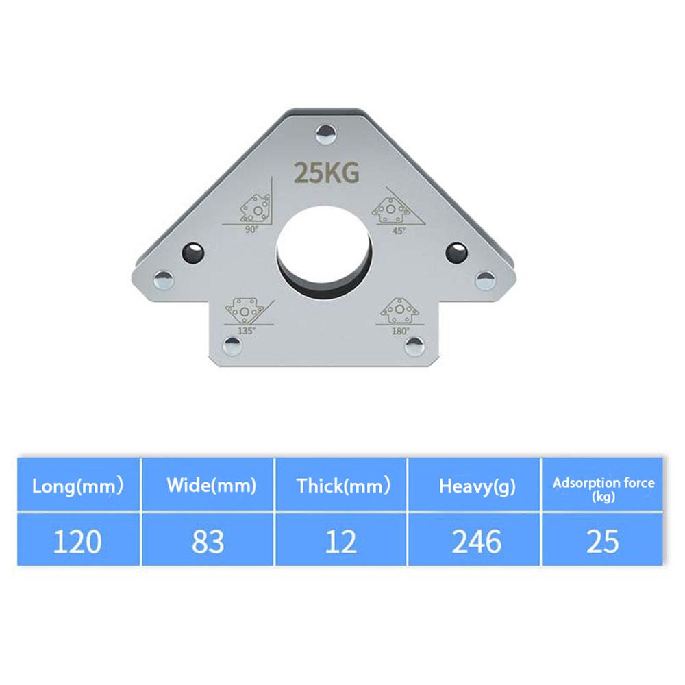 Electric Welding Auxiliary Tools Magnetics Welding Positioning Tool Electric Welding Holder Right Oblique Angle Multi-angle Fix