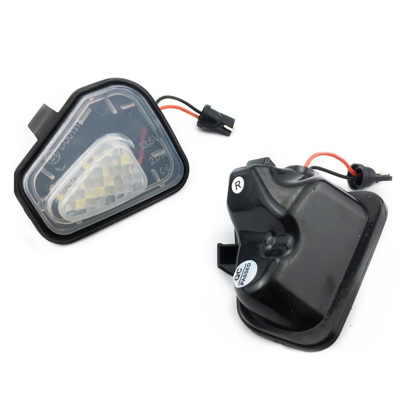 2Pcs Canbus LED Side Mirror Puddle Lights Lamp for VW Volkswagen Jetta 10-15/EOS 09-11/Passat B7 2010~/CC 09-12/Scirocco 09-14