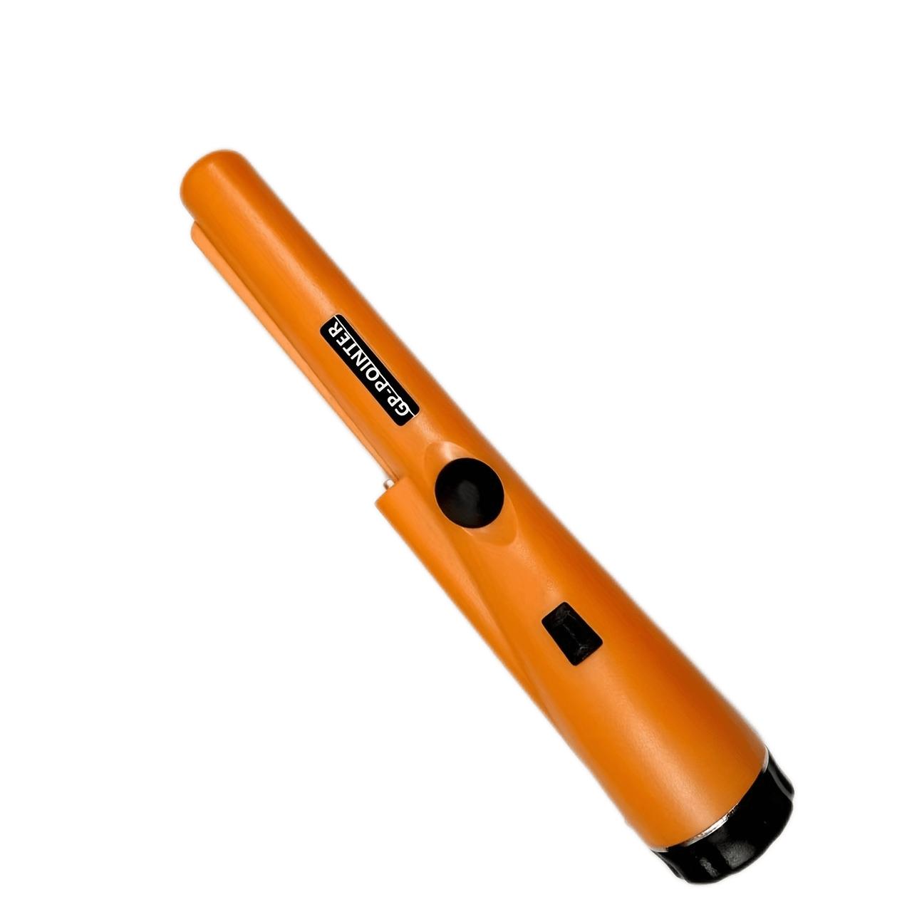 Ручной металлоискатель Pinpointer, детектор Wand 360° Поиск сокровищ Pinpoint Finder зонд с поясной кобурой Высокая чувствительность для золотых монет ювелирных изделий оранжевый