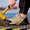 Neue Mode Herren Sicherheitsarbeitsschuhe Bequeme unzerstörbare Stiefel Sneakers Anti-Punktion Herrenschuhe