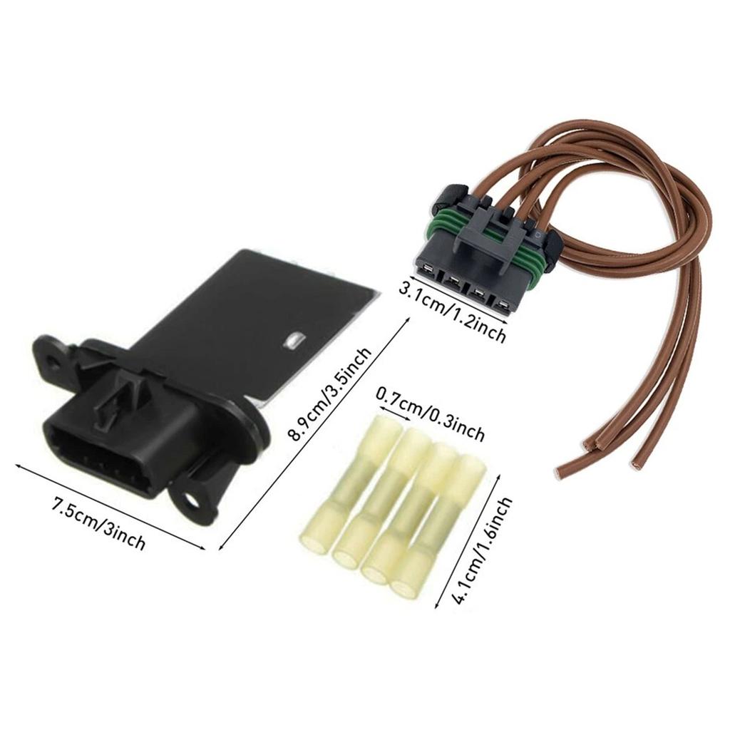 Blower Motor Resistor Kit Harness w/ 8713804050 For Toyota Tacoma 2005-2018