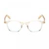 Tom Ford Eyeglasses Round Full Rim  Clear Blue Light Block Lens  Transparent  Ft
