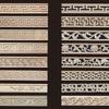 Wood Molding Decoration Wall Decals for Furniture Home Decor Items for Living Room Wood Corner Appliques Unique Natural Floral