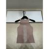 Xiangjia European Camellia Hot Drilling Knit Halter Vest - Slimming & Versatile Women's Top