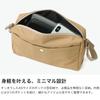 Shoulder Bag 6W06 3L Travel Casual Walking 19132 Black [Mackintosh Philosophy]