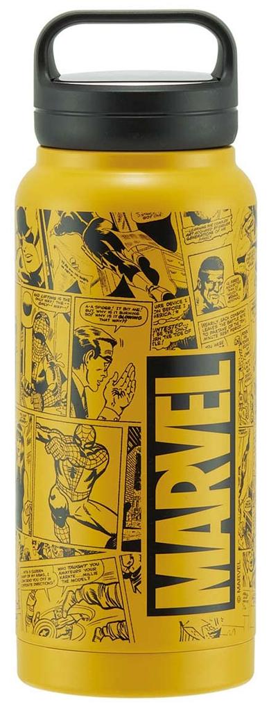 Skater Marvel 800ml Stainless Steel Water Bottle with Screw Stainless Steel Handle, Design, STSC8-A