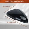 Glossy Black Side Rearview Mirror Cover Caps Shell for Opel Astra Vauxhall Astra MK7 K B16 2015 2016 2017 2018