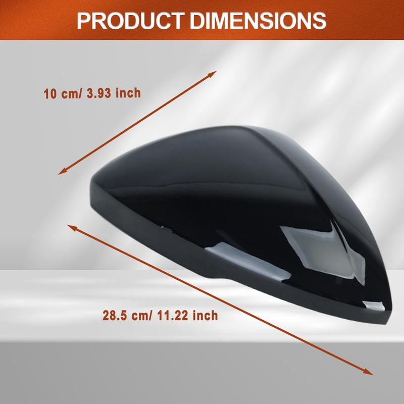 Glossy Black Side Rearview Mirror Cover Caps Shell for Opel Astra Vauxhall Astra MK7 K B16 2015 2016 2017 2018