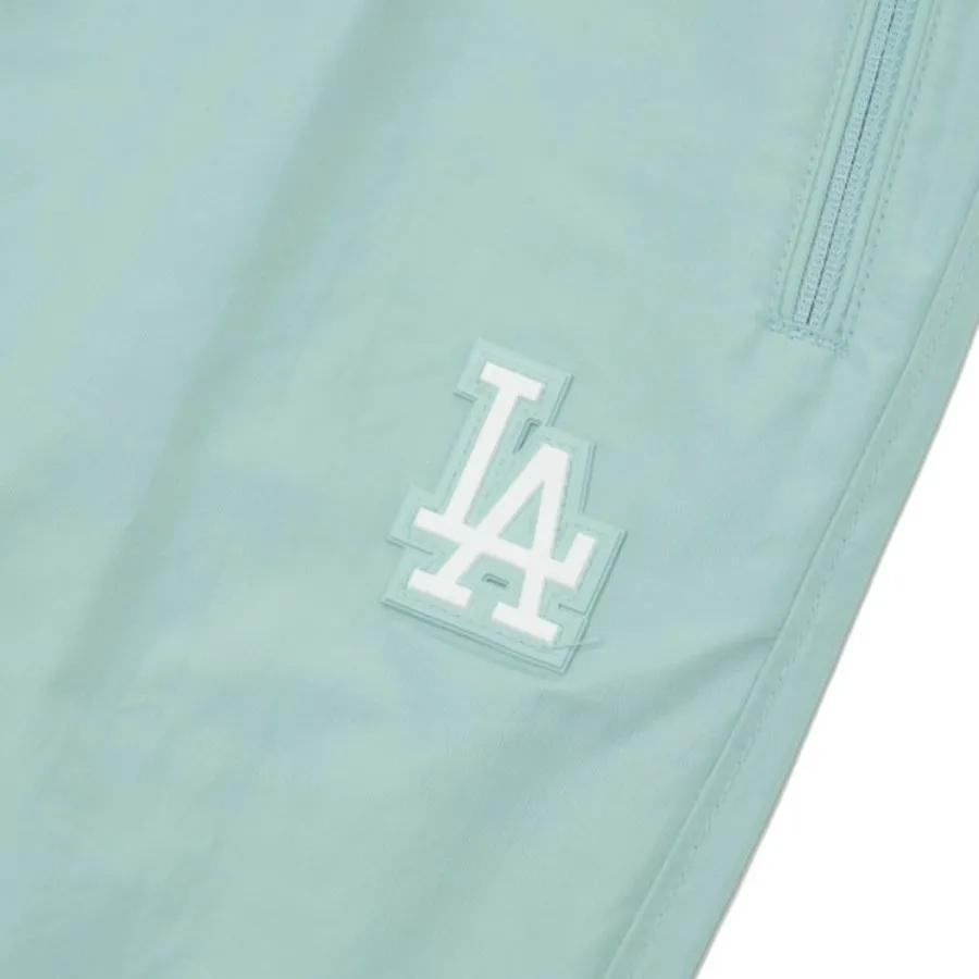 New MLB Base Logo FW22 Knitted Sweatpants Women's Light Blue 3FWPB0124-07BLL