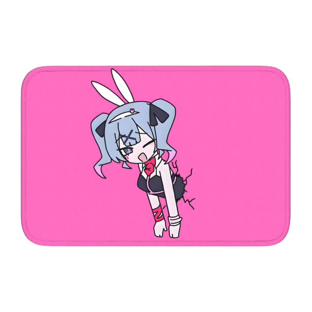 Hatsuned Mikues Cartoon Front Door Mat Anti-Slip Indoor Welcome Quick Dry Doormat Living Room  Entrance Rug Carpet Footpad