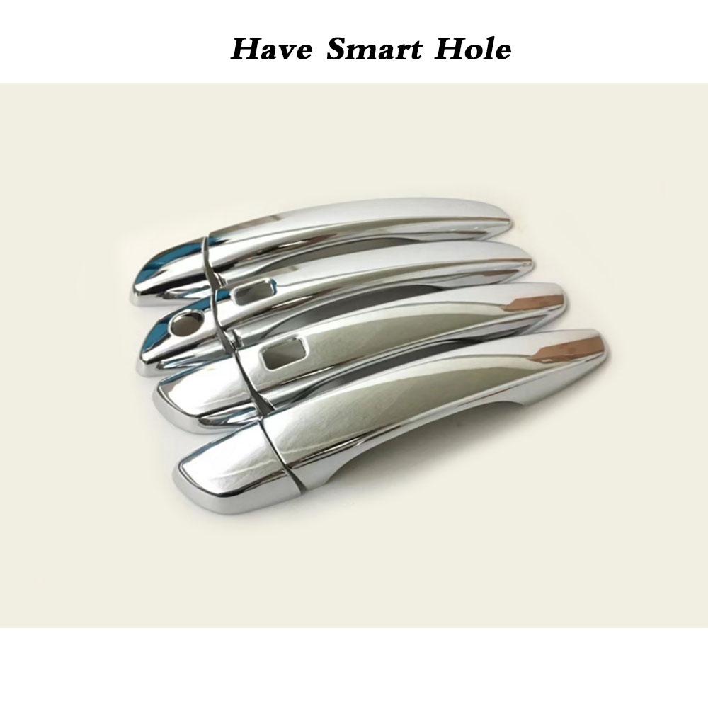Car Protection Stick Frame Lamp Trim ABS Door Handle Armrest Handrail For Peugeot 3008 GT 3008GT 4008 2016 2017 2018 Has Intelligent Hole