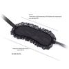 Lace Eye Veil: Half-Face Mask for Flirtatious Appeal and Light Blocking.