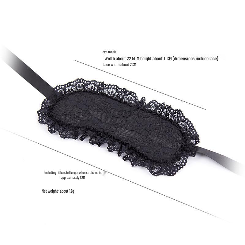 Lace Eye Veil: Half-Face Mask for Flirtatious Appeal and Light Blocking.