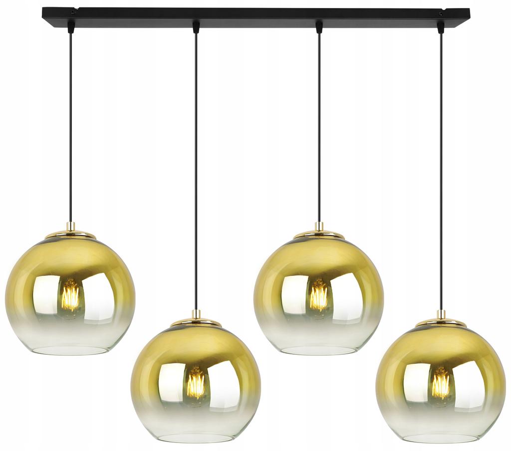 Hanging Lamp Ceiling Chandelier Golden Lamp Shade 20 Cm