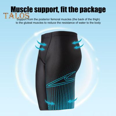 Men Swimming Trunks Beach Shorts High Elastic Breathable Waterproof Quick Dry Bathing Suit Anti-UV Snug Fit Swimming Trunks