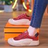 2025 Spring Women's Casual Shoes Sports Board Shoes New Retro Versatile Platform Muffin Shoes Non-slip White Shoes
