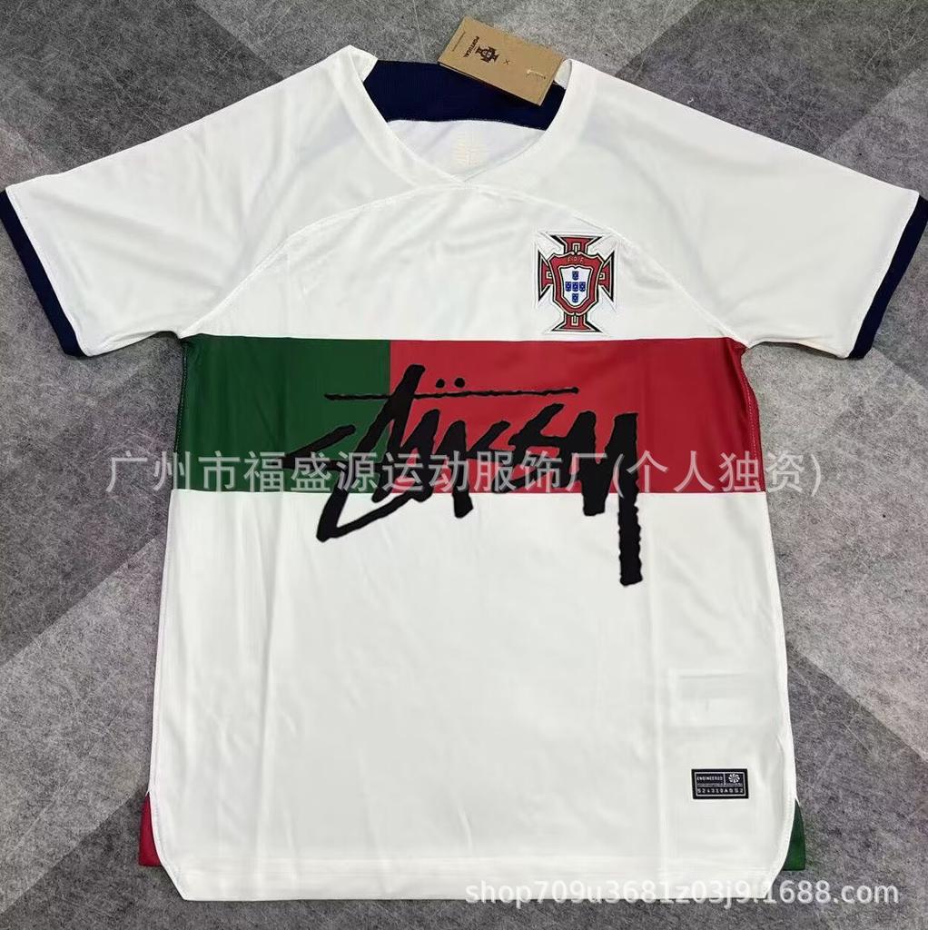 Retro Jersey Brazil Argentina Germany England Portugal Spain Signature Short Sleeved Football