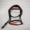 Dressage English Leather Bridle with Red Softy Padding .
