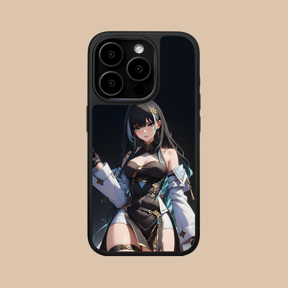 Wuthering Waves Baizhi Phone Case for iPhone 17 16 15 14 13 12 11 Air Pro Max Plus Matte Surface Cover