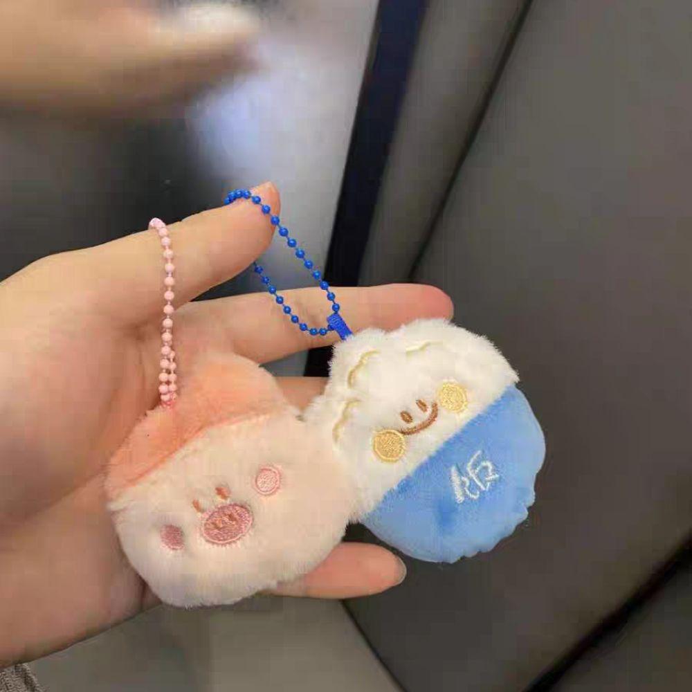 Jewelry Good Food Stuffed Doll PP Cotton Backpack Plush Pendant Female Lady Girl