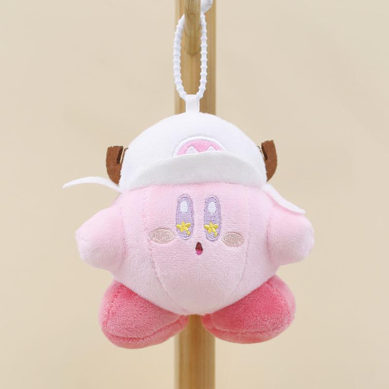 Cute Star Kirby Plush Keychain Adorable Wedding Toss Doll Charming 11cm Gift