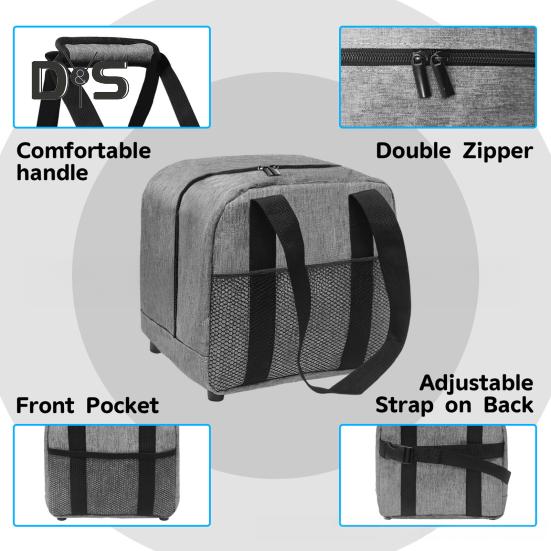 Torba na kulę do kręgli Przenośna torba typu tote na jedną kulę z wyściełanym uchwytem na kulę i siatkową kieszenią Mały futerał na kulę do kręgli dla mężczyzn Prezenty