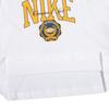 Nike T-Shirt Letter Logo Print Round Neck Short Sleeve Kids Tops White DV0565-100