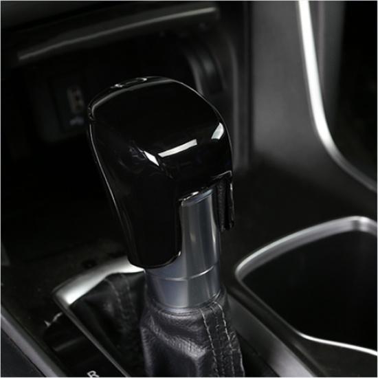 Bright black Gear Shift Knob Cover Trim 1pcs For Honda HR-V HRV -2026