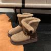 Winter Express~ Snow Boots Women's Winter Short Tube Fleece Warm Cotton Shoes Women's