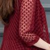 Poncho da donna elegante estivo sottile protezione solare allentata mantella da donna