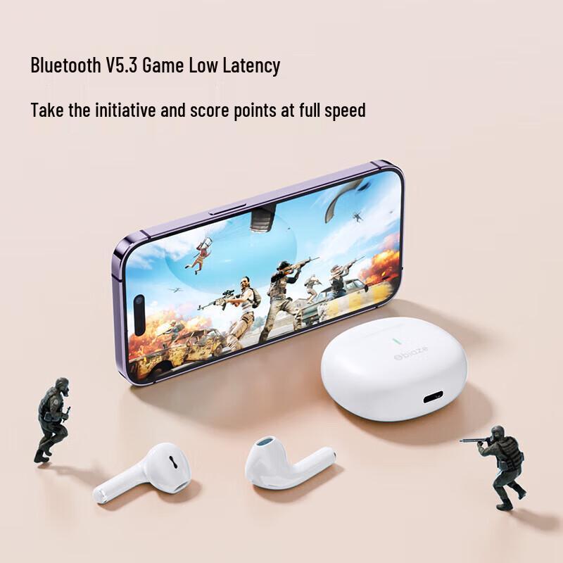 BIAZE 2024 Wireless Half-in-ear Bluetooth Earbuds