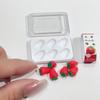 1 Kolekcja Akcesoria dla Lalek Zabawki Najnowsze Miniaturowe Jedzenie do Domku dla Lalek 1/6 Warzywa Owocowe Supermarket Z Wyraźnym Bo
