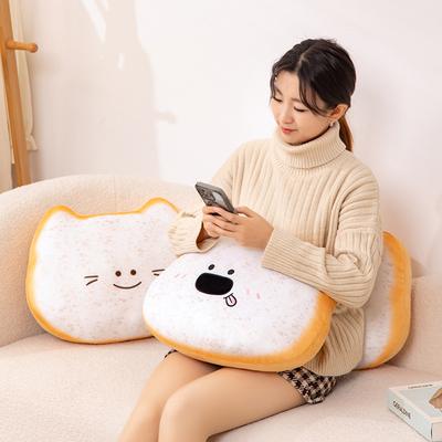 Cartoon Katze Toastbrot Kissen Plüschtier Puppe Hund Hundepuppe Heim Sofa Kissen Puppe