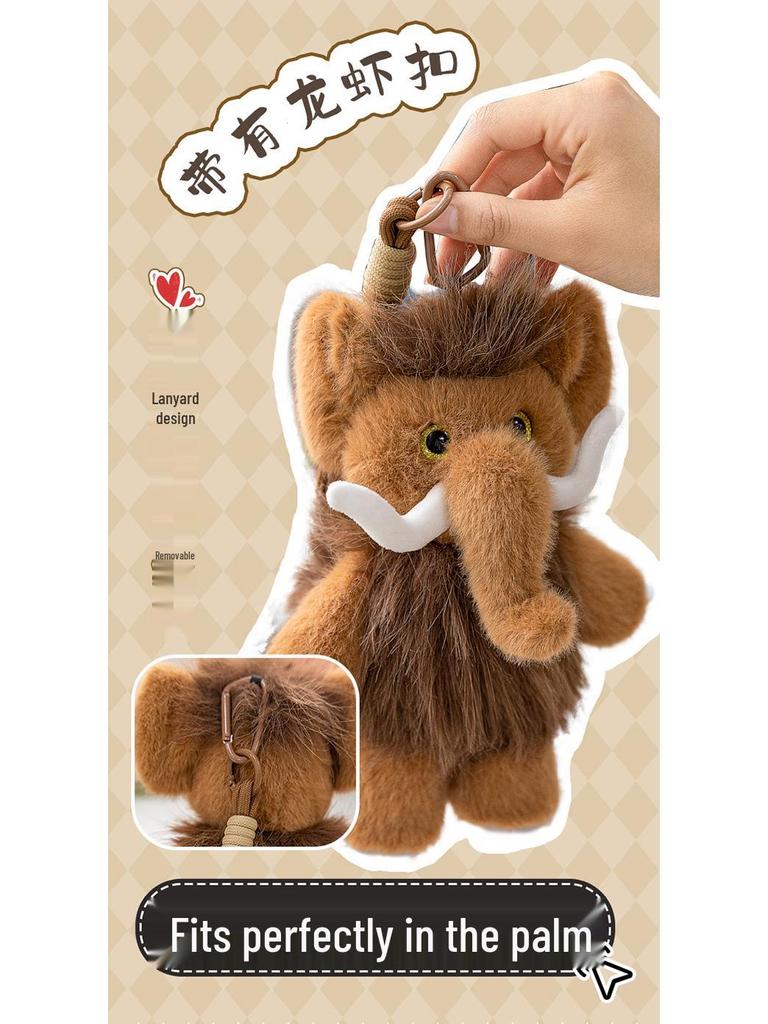 Peluche Mammut Orso Statuetta Bambola Portachiavi Ornamento