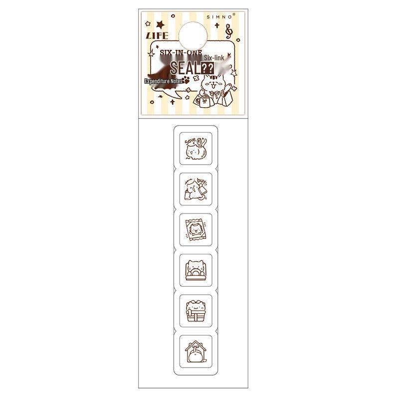 Xin Mo Kitten Stamp 2.0: Creative Decorative Journal Stamp Set