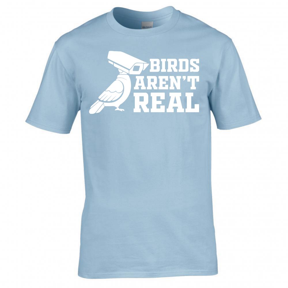 Funny Birds Arent Real Conspiracy Tshirt 2XL