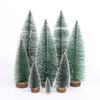 Mini DIY Pine Needle Christmas Tree Ornaments - Small White Cedar Desktop Decoration