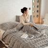 Warm Winter Blanket Milk Velvet Fleece Flannel Soft Thick Plush Blankets For Bed Sofa Single Double Couple Size Fluffy Bedspread