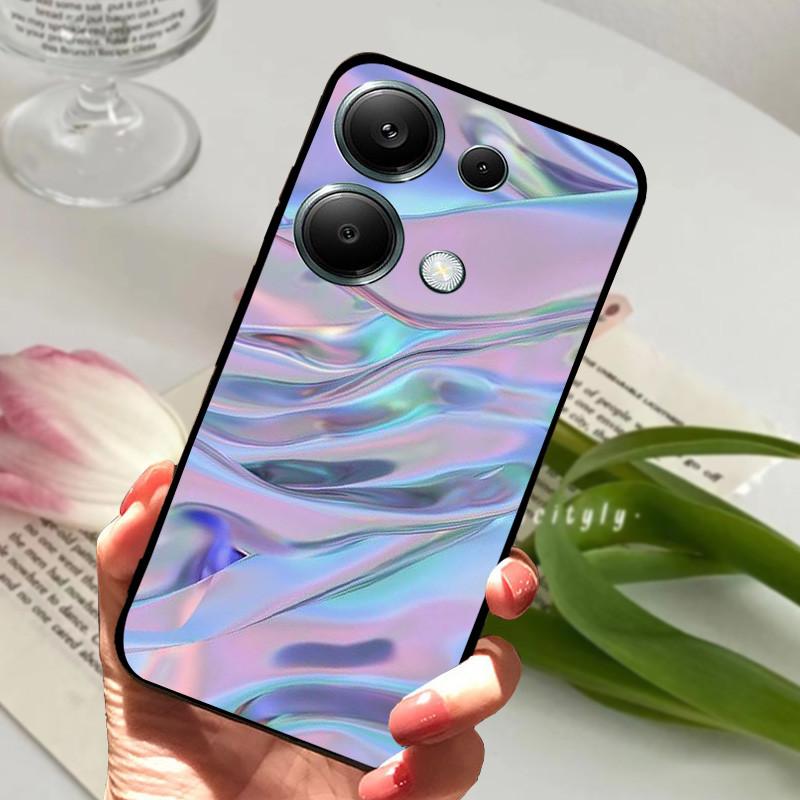 For Xiaomi Poco M6 Pro 4G Case PocoM6 Pro Shockproof Soft TPU Silicone Phone Cover For Poco M6 Pro 4G Funda Capa Cartoon Shells