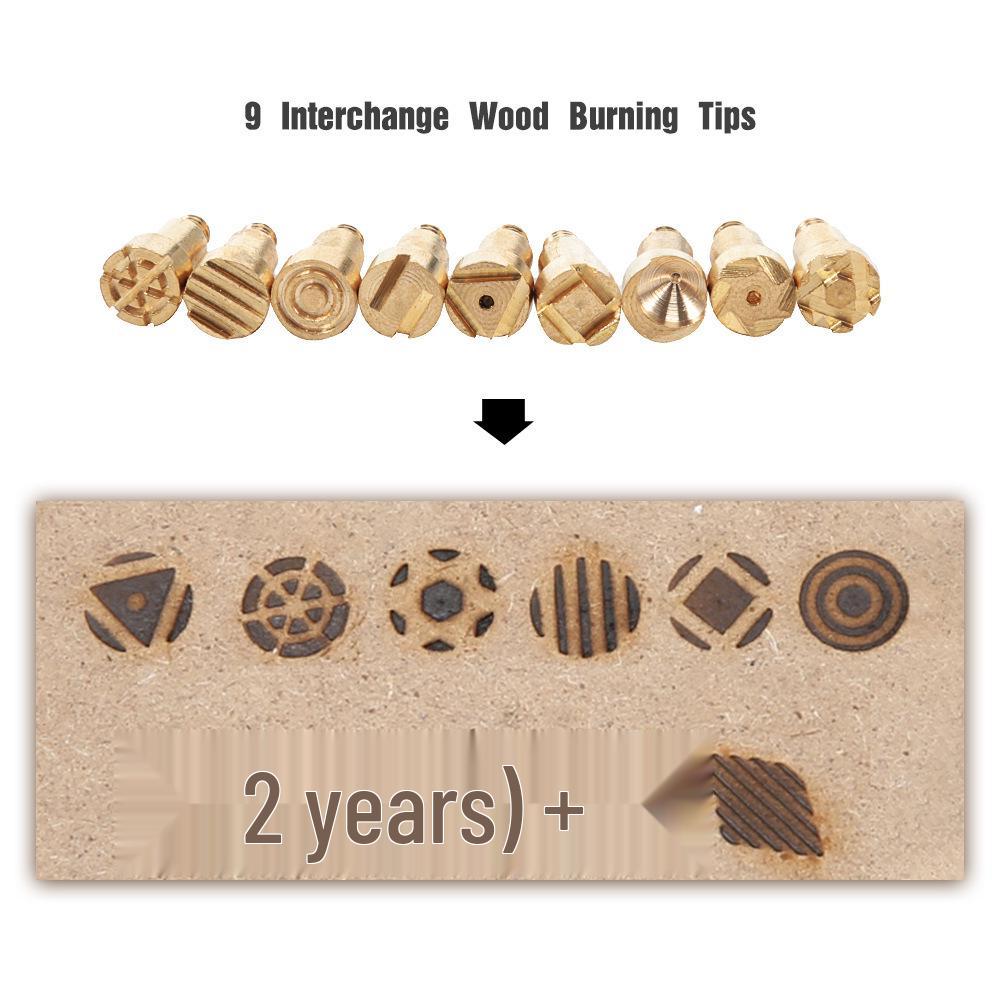 71-Piece Adjustable Temperature 60W Electric Soldering and Pyrography Set with Colored Pencils