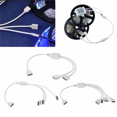 Adapter for 5050 3528 4 Pin Splitter Cable RGB Extension Cable 4Pin RGB Splitter RGB Connector