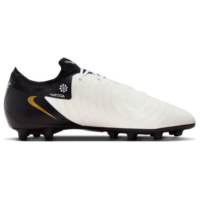 Nike Fashion HG (Rubber Short Studs) Shock Absorbing Non-Slip Wear-Resistant Lightweight Soccer Shoes Men Soccer Shoes Black White FJ2555-100
