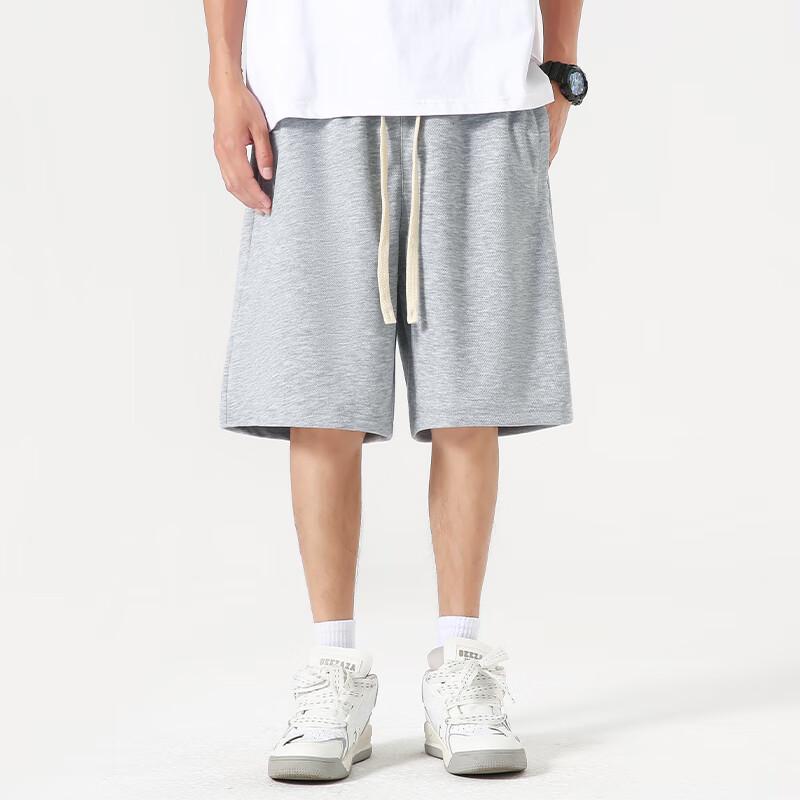 Pantalones cortos casuales de verano con cordón para hombre de GENIOLAMODE