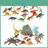 Dinosaur Model Toy Set Jurassic Plastic Tyrannosaurus Rex 17 Pieces Included!