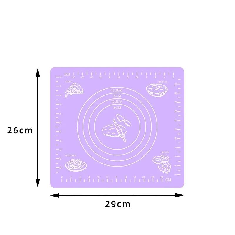 

Силиконовый коврик для замешивания теста Коврик для выпечки Подушечки для теста Скользящие роликовые поверхности для выпечки и накладки для поверхностей Инструменты Простыни Аксессуары