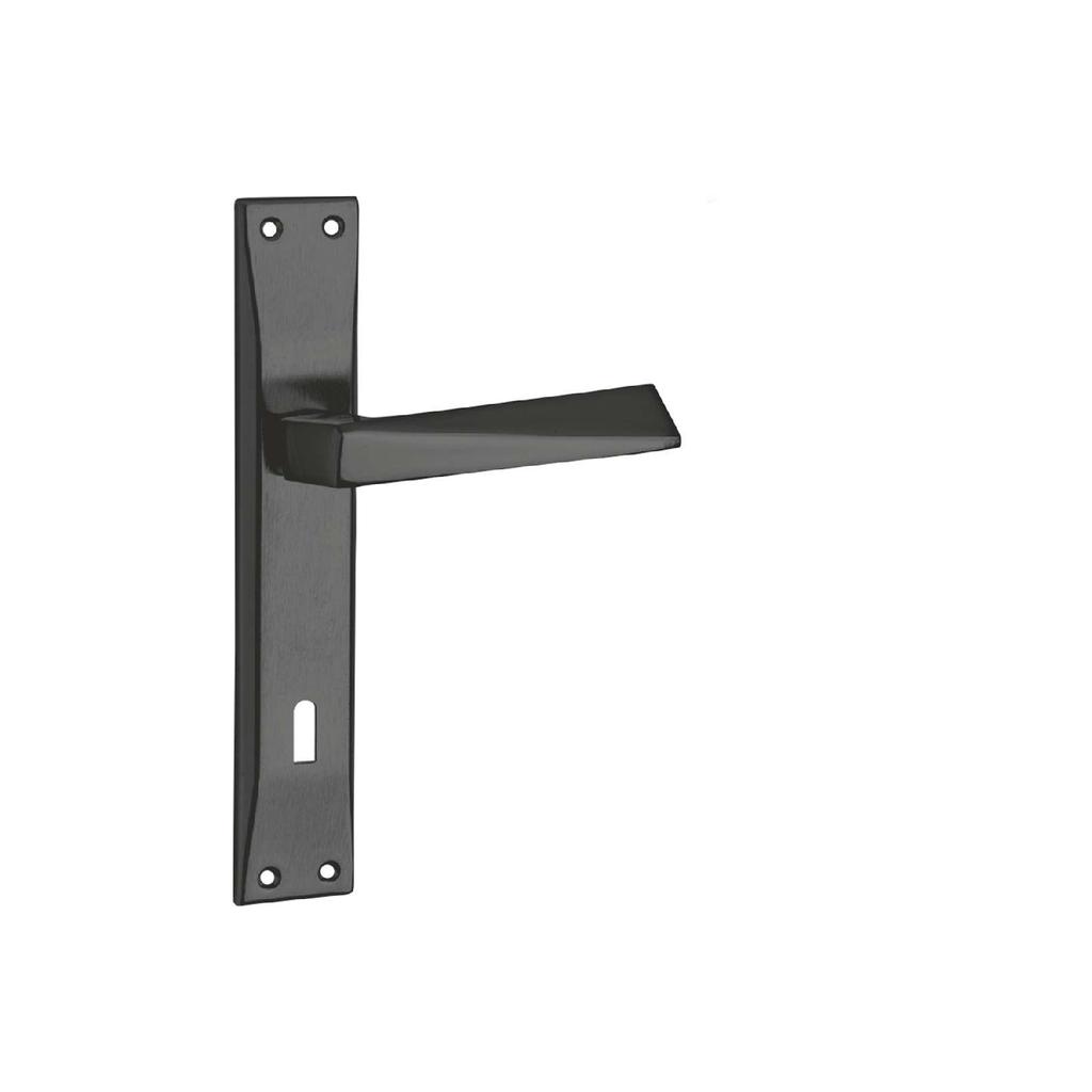 Prism Mirrored Room Door Handle Black 1 Set (with Mounting Screw)