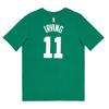 Nike T-shirt Dri-Fit Collaboration NBA 11 Kyrie Irving Logo d'équipe Sports Séchage rapide Manches courtes Basketball Hauts Enfants 3Z2B711F1-CELKI