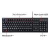 Sanwa Supply Keyboard, Wired USB Connection, Antibacterial, Waterproof, Dustproof Type, Japanese 109 Keys, Black SKB-BS6BK