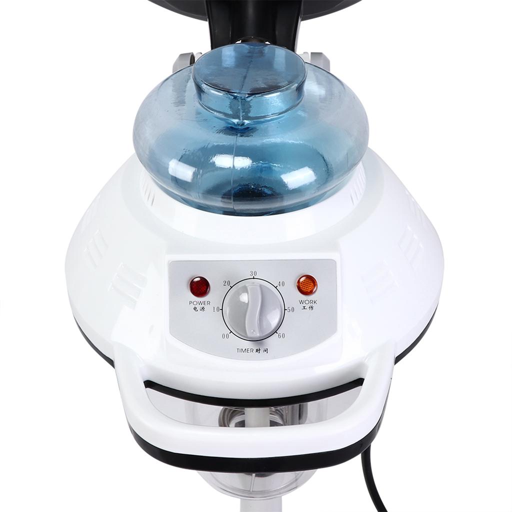 Salon Spa Hair Steamer Rolling Stand Hooded Hair Coloring Perming Conditioning Steamer